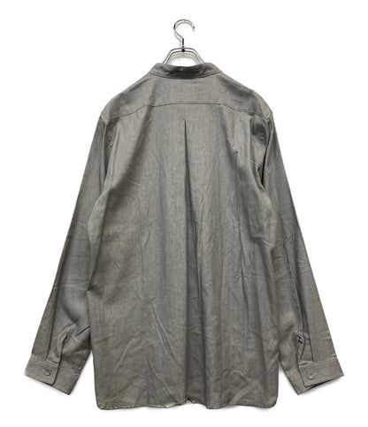 美品 hackney union workhouse ハックニーユニオンワークハウス ベッドシャツ リネン SS24-003 8048-34-10000 メンズ SIZE 42
