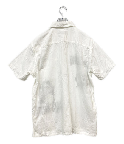 HYSTERIC GLAMOUR 半袖シャツ DEVIL WOMAN プルオーバーシャツ 02261AH08 ホワイト メンズ SIZE M ヒステリックグラマー