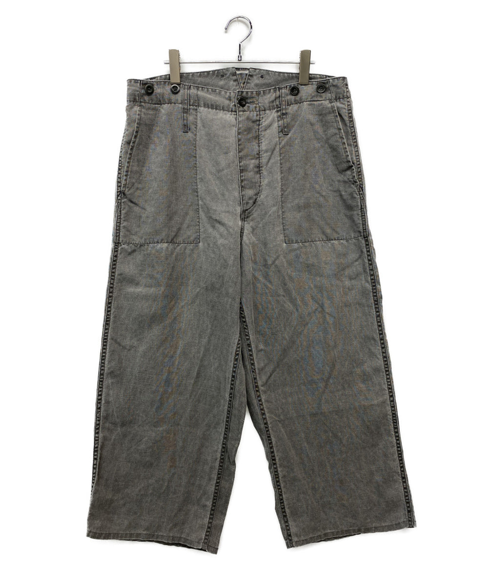 NIGEL CABOURN フレンチワークパンツ リネン キャンバス 8050-00-50205 メンズ SIZE 34 ナイジェルケーボン