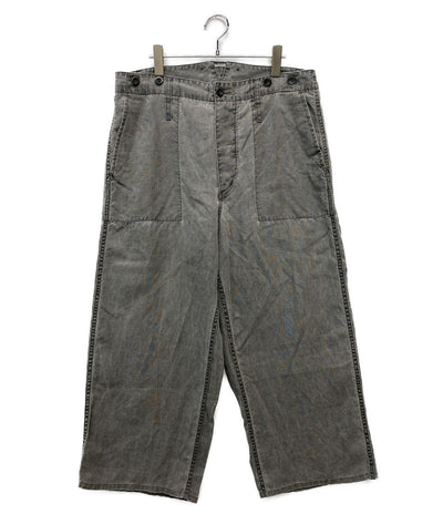 NIGEL CABOURN フレンチワークパンツ リネン キャンバス 8050-00-50205 メンズ SIZE 34 ナイジェルケーボン