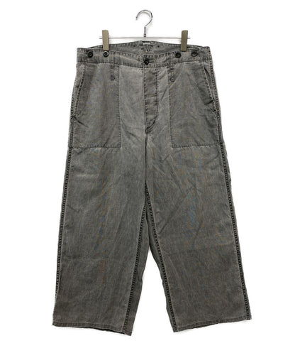 NIGEL CABOURN フレンチワークパンツ リネン キャンバス 8050-00-50205 メンズ SIZE 34 ナイジェルケーボン