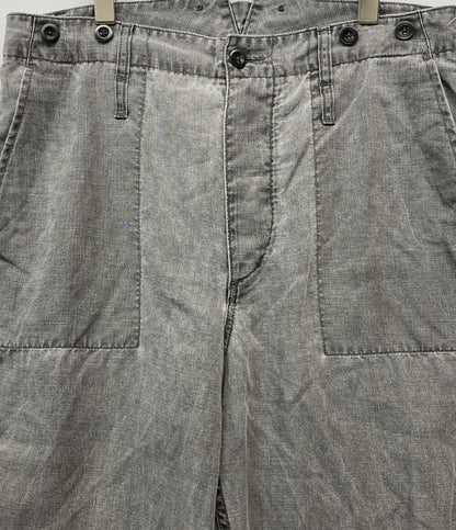 NIGEL CABOURN フレンチワークパンツ リネン キャンバス 8050-00-50205 メンズ SIZE 34 ナイジェルケーボン