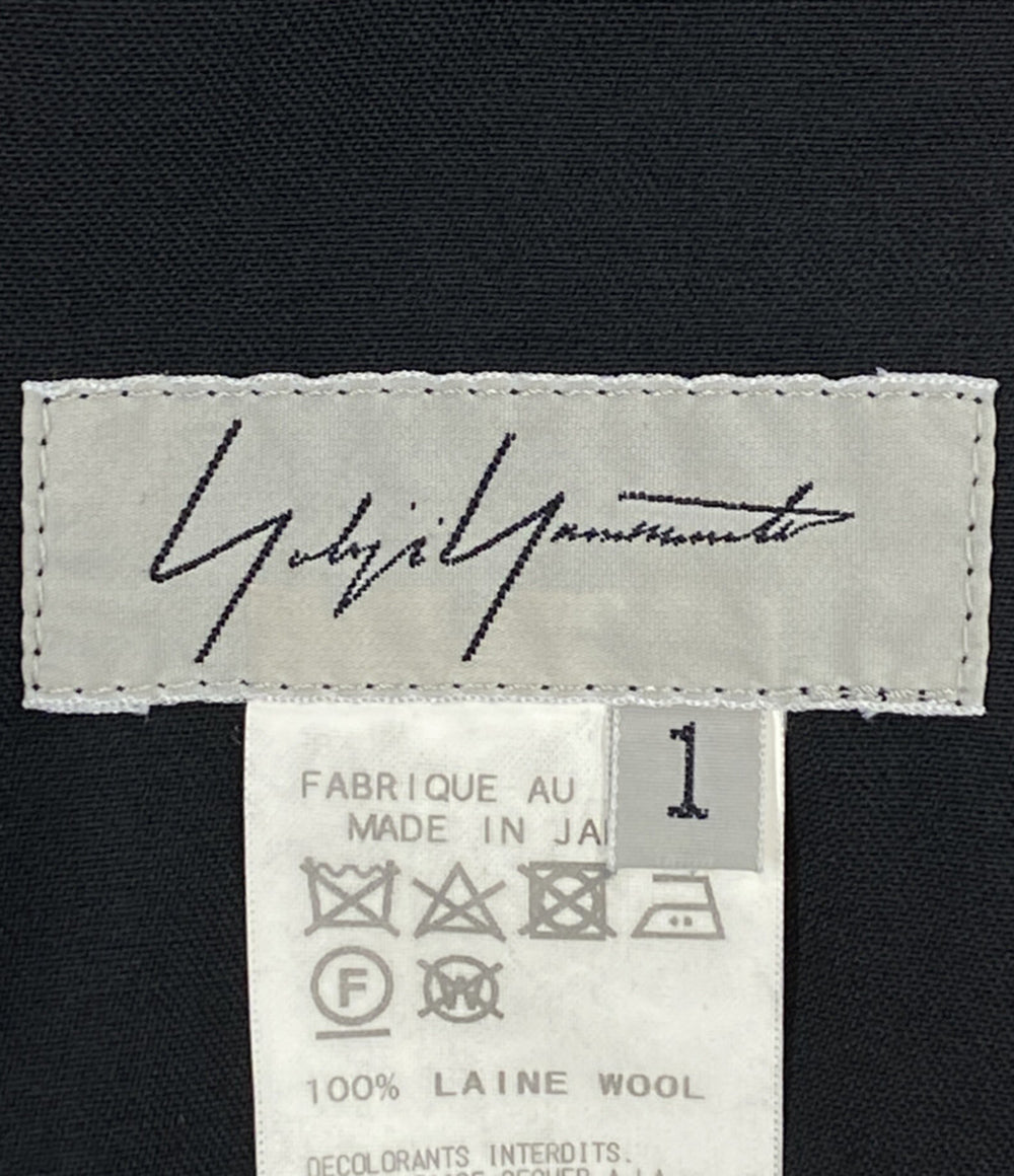 YOHJI YAMAMOTO FK-P09-100 テーパードパンツ レディース SIZE 1 ヨウジヤマモト
