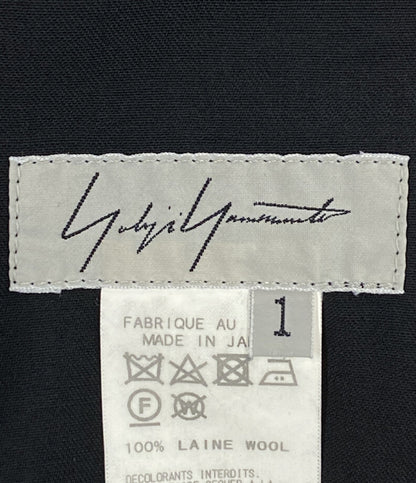YOHJI YAMAMOTO FK-P09-100 テーパードパンツ レディース SIZE 1 ヨウジヤマモト
