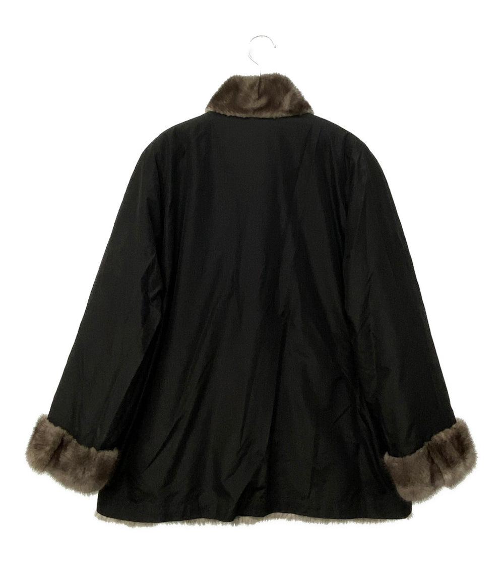 毛皮 リバーシブル ファーコート レディース SIZE L