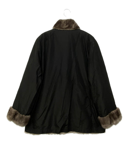 毛皮 リバーシブル ファーコート レディース SIZE L