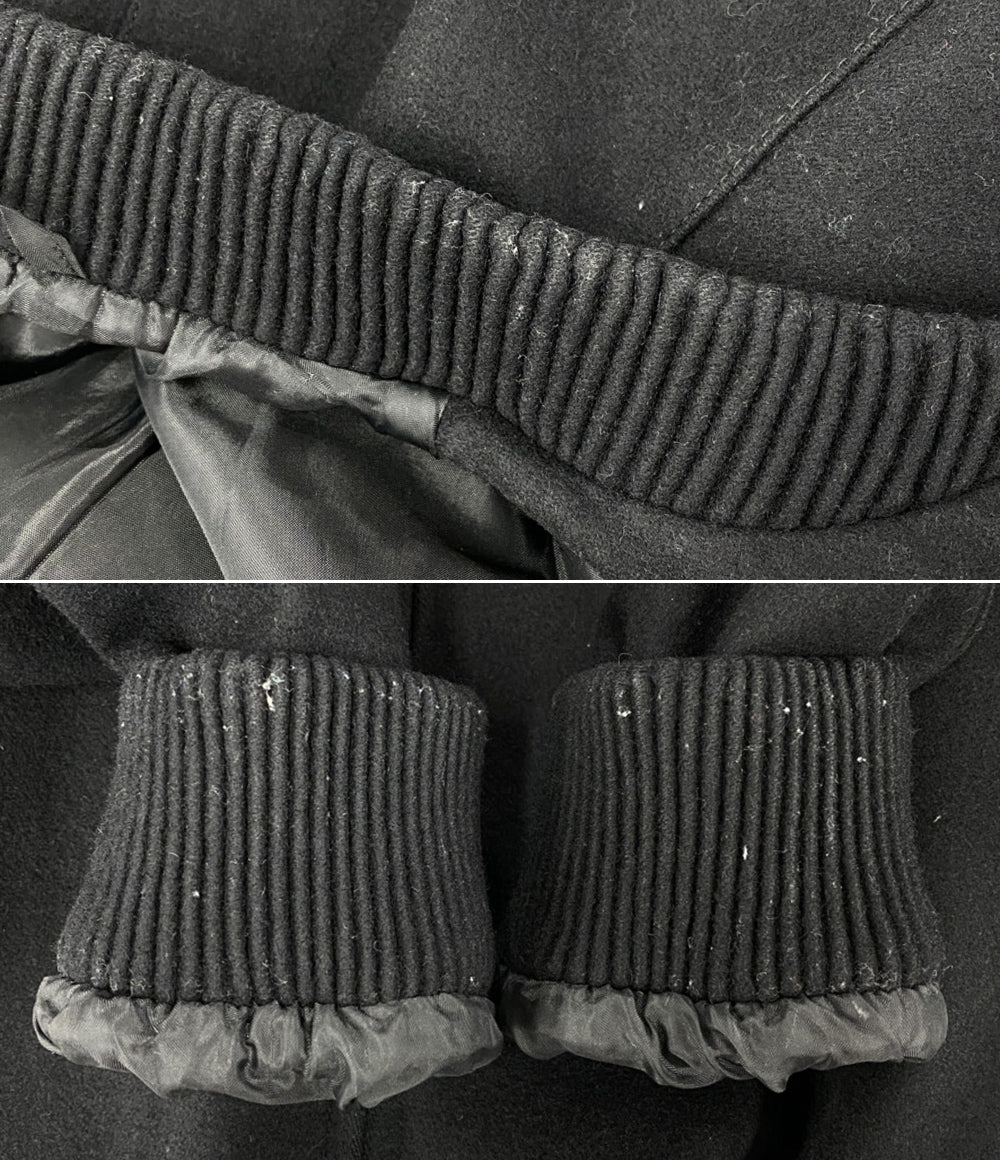 calvin klein スタジャン ウール カシミヤ ブラック レディース SIZE 36 カルバンクライン
