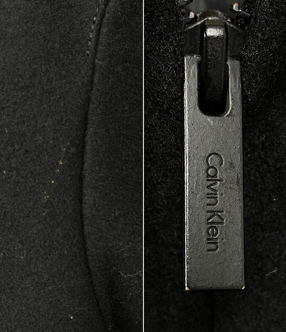 calvin klein スタジャン ウール カシミヤ ブラック レディース SIZE 36 カルバンクライン