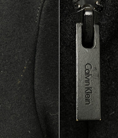 calvin klein スタジャン ウール カシミヤ ブラック レディース SIZE 36 カルバンクライン