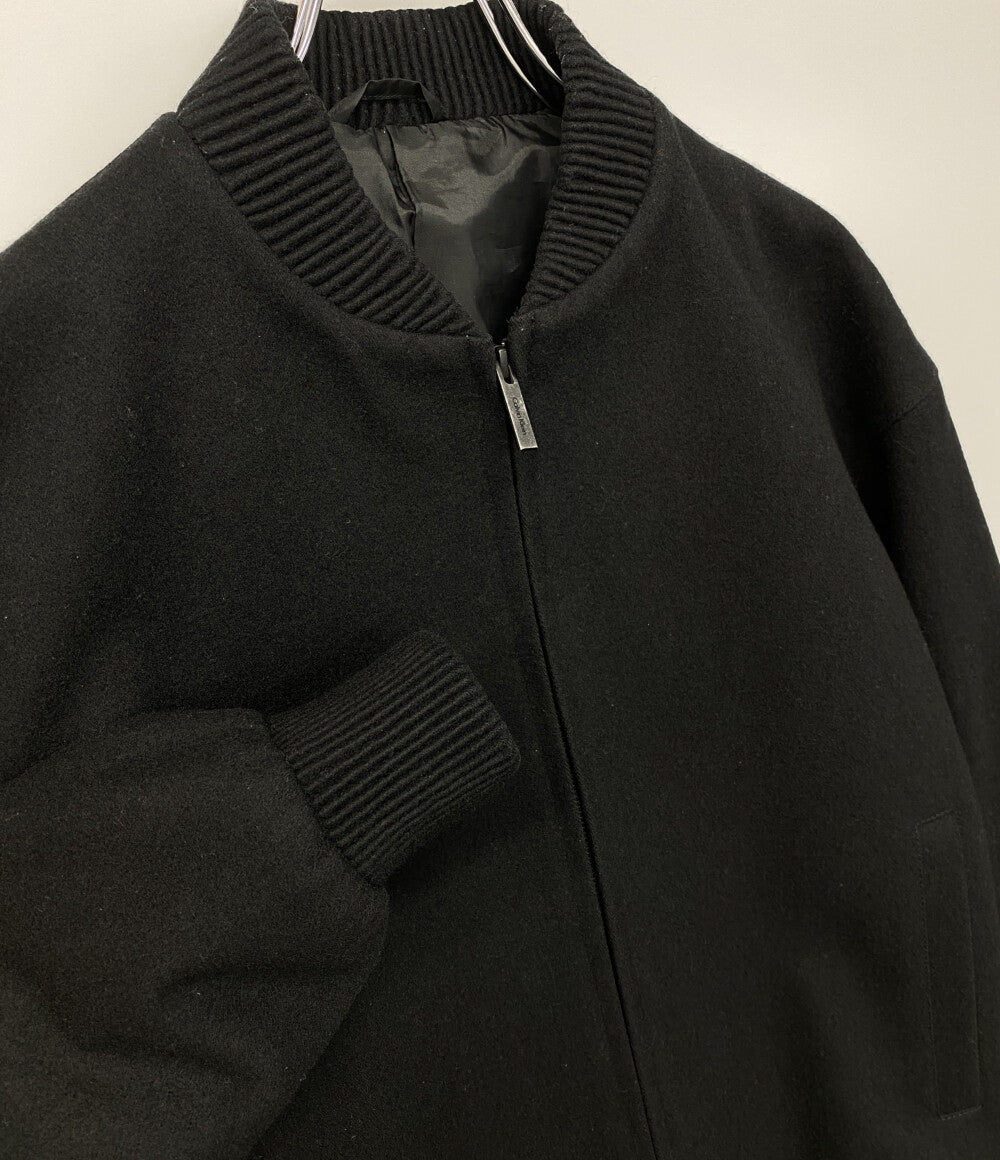 calvin klein スタジャン ウール カシミヤ ブラック レディース SIZE 36 カルバンクライン