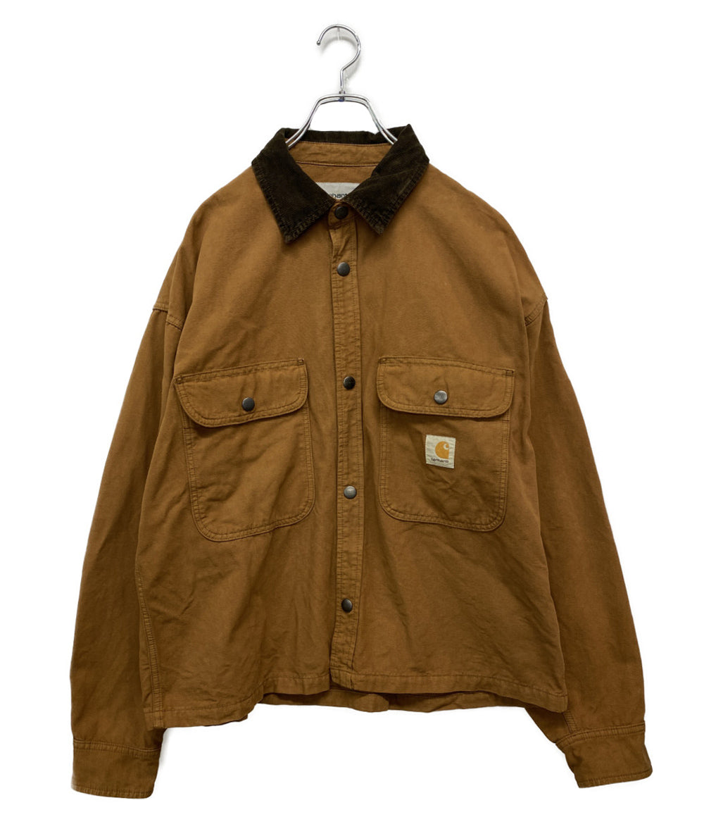 Carhartt プレスコットシャツジャケット ブラウン メンズ SIZE L カーハート