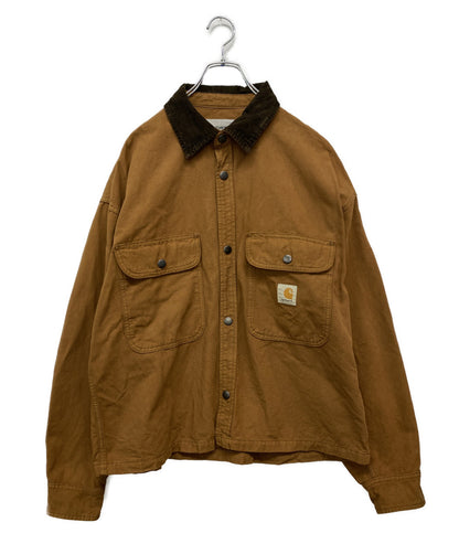 Carhartt プレスコットシャツジャケット ブラウン メンズ SIZE L カーハート