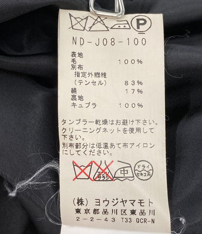 YOHJI YAMAMOTO ロングジャケット +NOIR ND-J08-100 レディース SIZE 1 ヨウジヤマモト