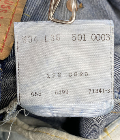 LEVI’S デニムパンツ 501XX ボタン裏555 BIG E メンズ SIZE W34/L36 リーバイス