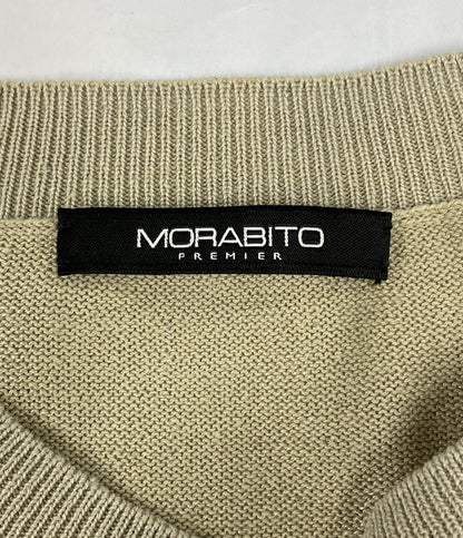 美品 MORABITO ニットベスト 9041-51510 レディース SIZE 38 モラビト