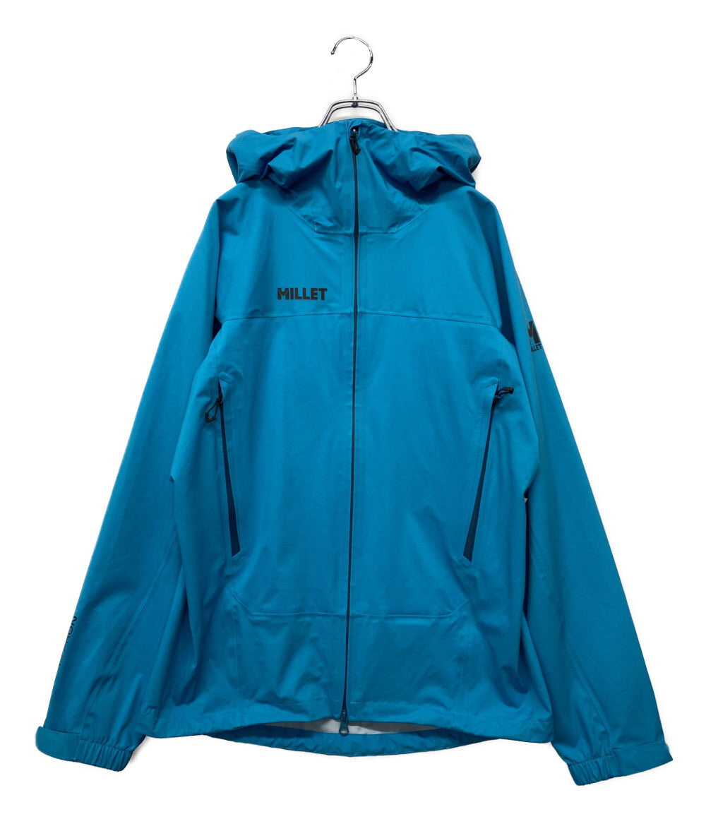 美品 MILLET ティフォンストレッチジャケット ブルー MIV03168 メンズ SIZE L ミレー