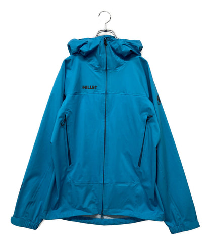 美品 MILLET ティフォンストレッチジャケット ブルー MIV03168 メンズ SIZE L ミレー