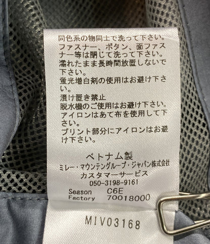 美品 MILLET ティフォンストレッチジャケット ブルー MIV03168 メンズ SIZE L ミレー