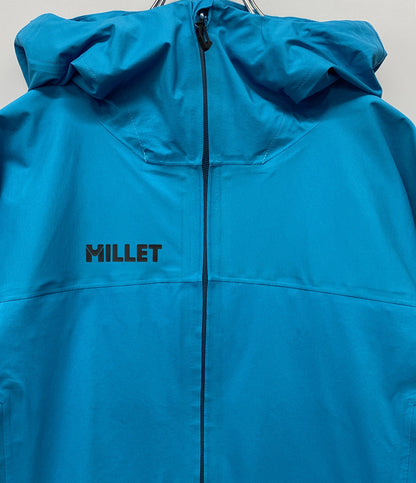 美品 MILLET ティフォンストレッチジャケット ブルー MIV03168 メンズ SIZE L ミレー