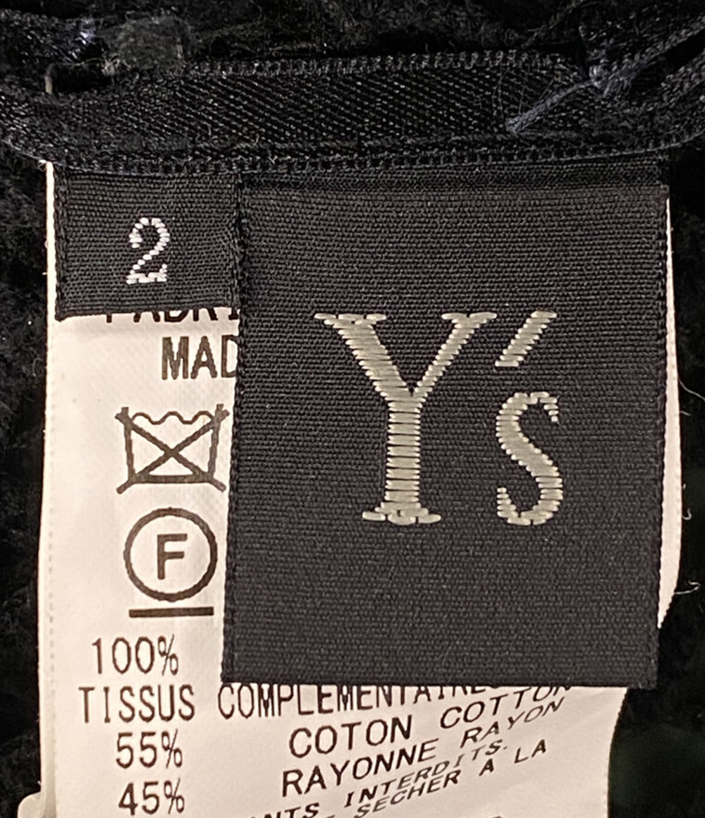 YOHJI YAMAMOTO ニット ブラック YN-T16-067 メンズ SIZE 2 ヨウジヤマモト