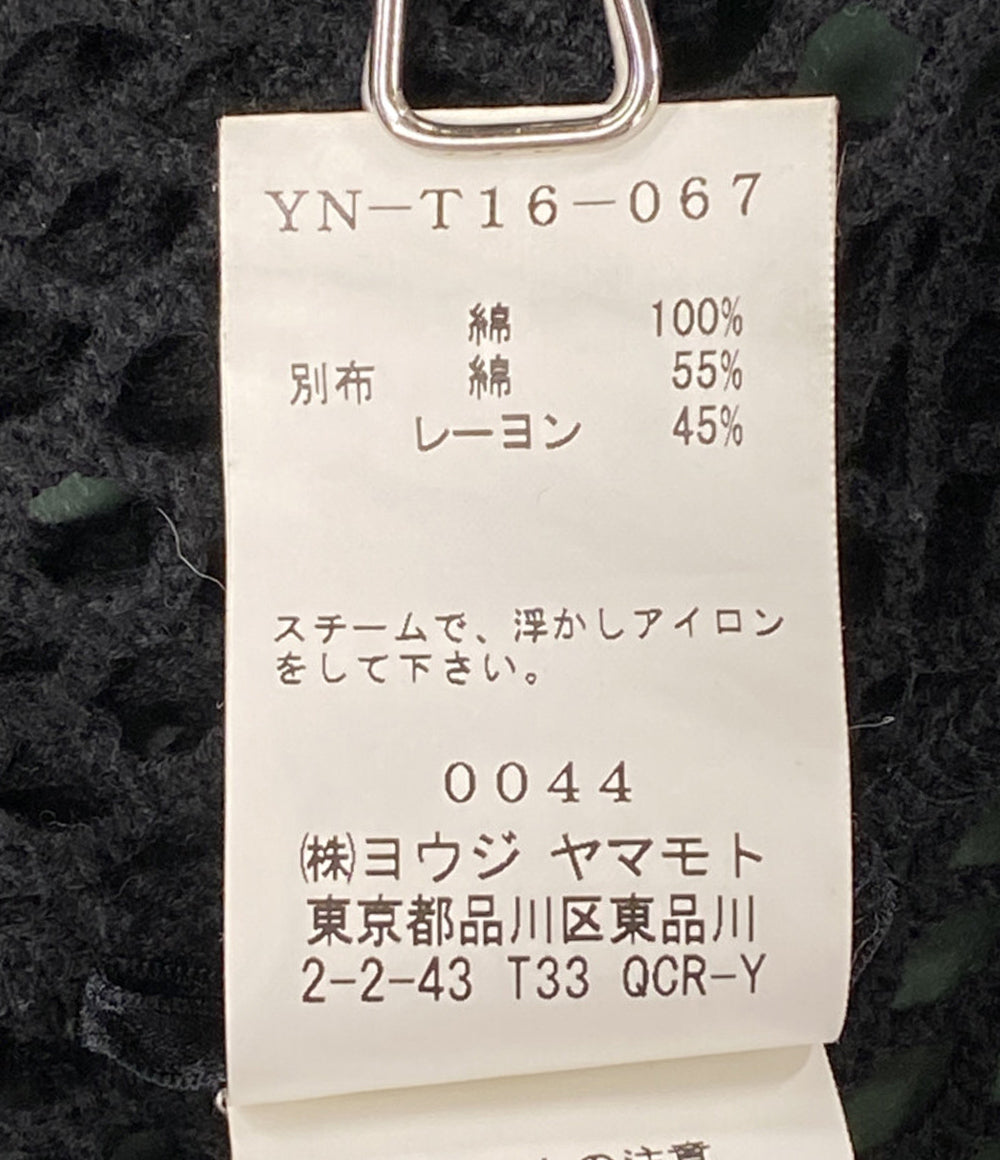 YOHJI YAMAMOTO ニット ブラック YN-T16-067 メンズ SIZE 2 ヨウジヤマモト