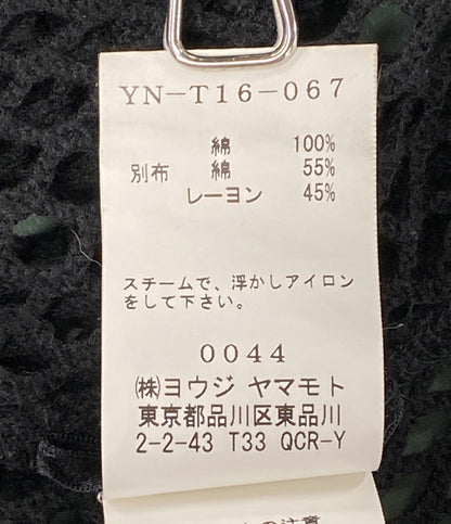 YOHJI YAMAMOTO ニット ブラック YN-T16-067 メンズ SIZE 2 ヨウジヤマモト