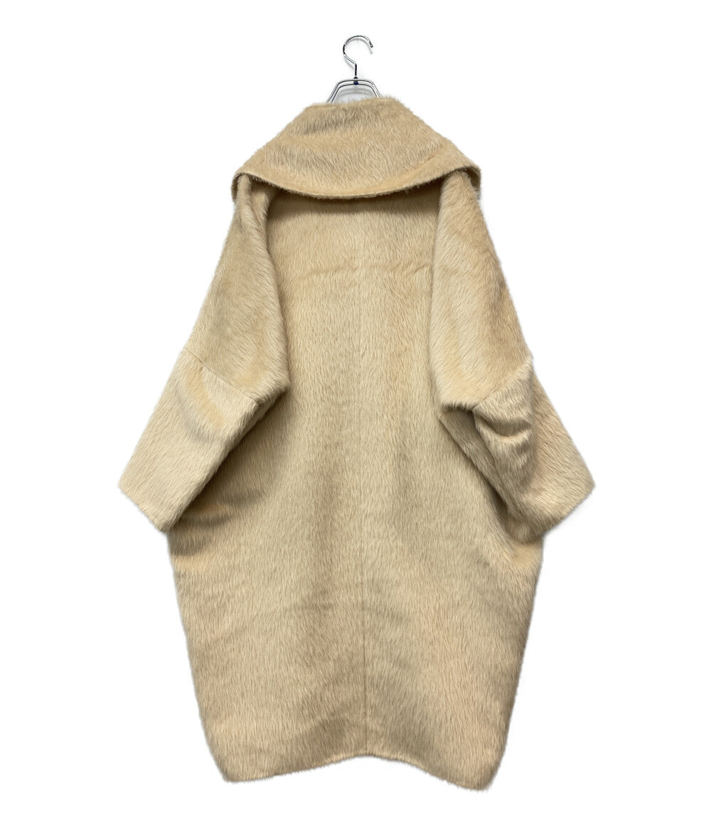 美品 MAX MARA ATELIER マックスマーラアトリエ アルパカシャギーコート クチートアマーノ 101605856 レディース SIZE M