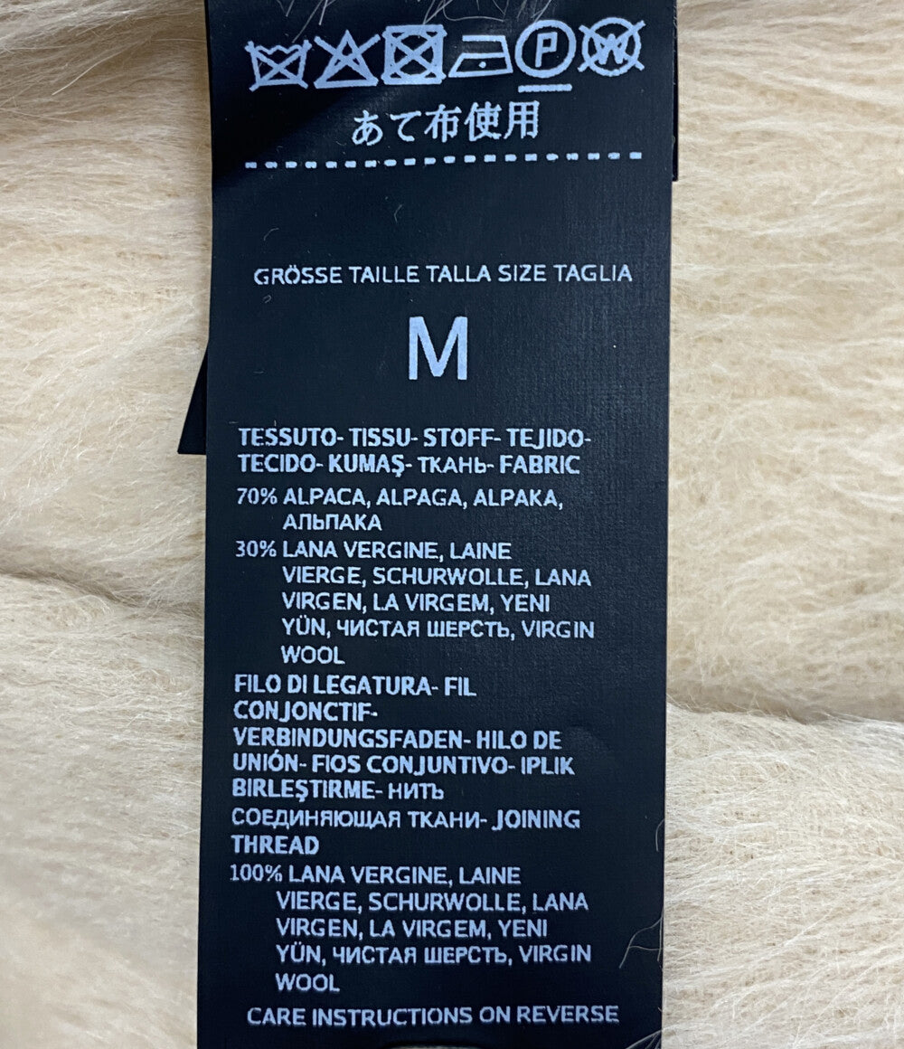 美品 MAX MARA ATELIER マックスマーラアトリエ アルパカシャギーコート クチートアマーノ 101605856 レディース SIZE M
