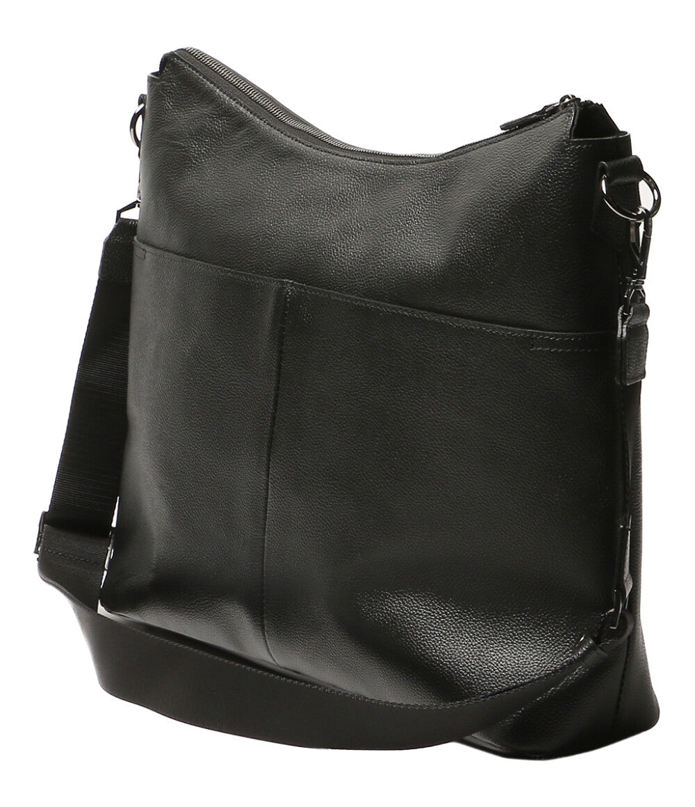 BLACK LABEL CRESTBRIDGE ショルダーバッグ エディターズバッグ ブラック メンズ ブラックレーベルクレストブリッジ