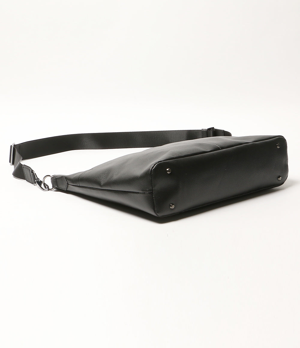 BLACK LABEL CRESTBRIDGE ショルダーバッグ エディターズバッグ ブラック メンズ ブラックレーベルクレストブリッジ