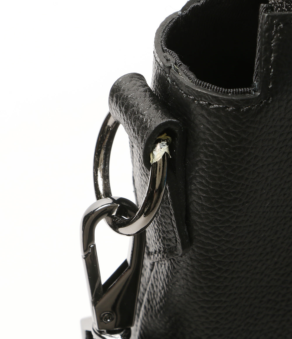 BLACK LABEL CRESTBRIDGE ショルダーバッグ エディターズバッグ ブラック メンズ ブラックレーベルクレストブリッジ