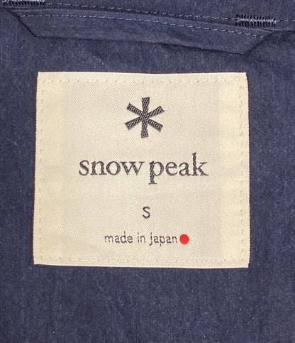 SNOWPEAK アノラック Indigo C/N JK-25SU403 ネイビー メンズ SIZE S スノーピーク