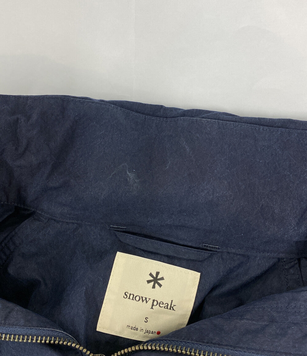 SNOWPEAK アノラック Indigo C/N JK-25SU403 ネイビー メンズ SIZE S スノーピーク