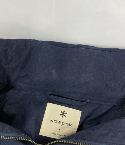 SNOWPEAK アノラック Indigo C/N JK-25SU403 ネイビー メンズ SIZE S スノーピーク