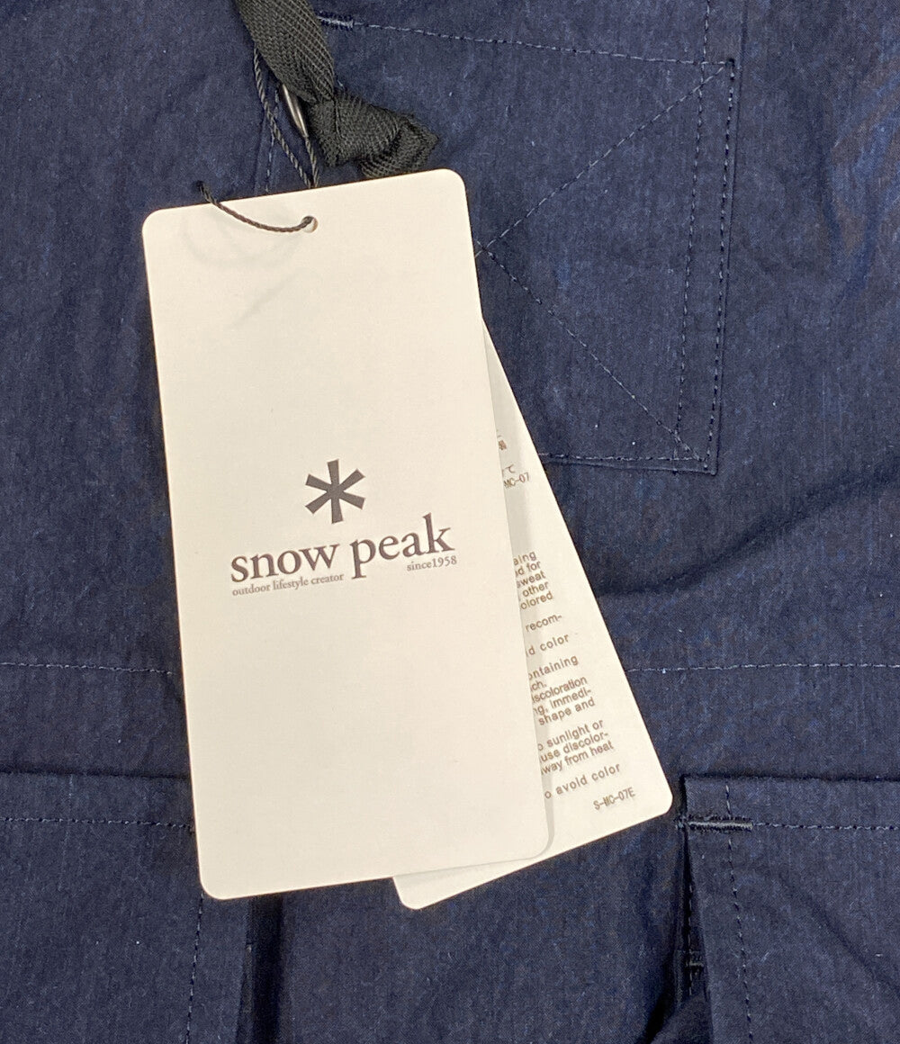 SNOWPEAK アノラック Indigo C/N JK-25SU403 ネイビー メンズ SIZE S スノーピーク