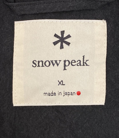 SNOWPEAK アノラック Indigo C/N JK-25SU403 ブラック メンズ SIZE XL スノーピーク