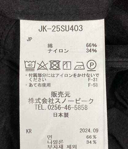 SNOWPEAK アノラック Indigo C/N JK-25SU403 ブラック メンズ SIZE XL スノーピーク