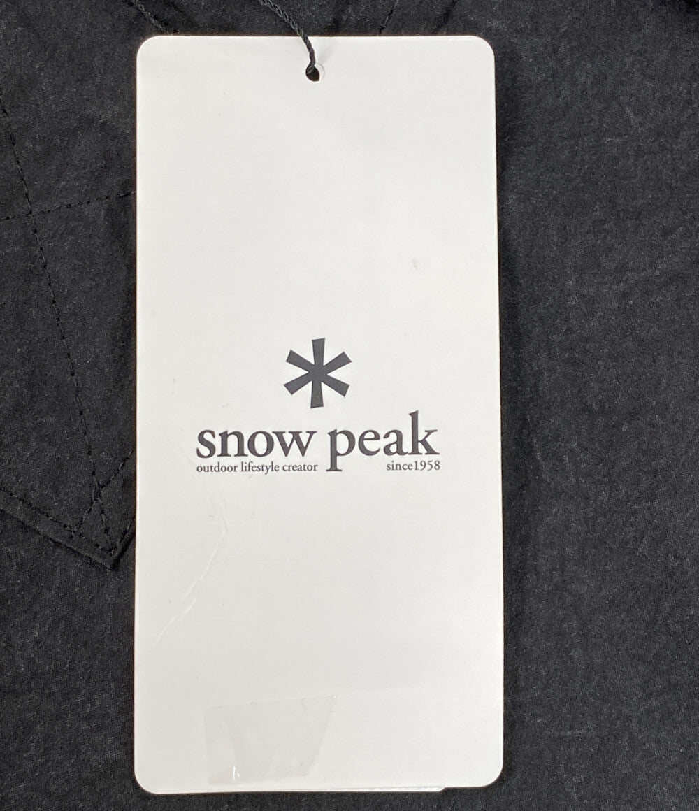 SNOWPEAK アノラック Indigo C/N JK-25SU403 ブラック メンズ SIZE XL スノーピーク