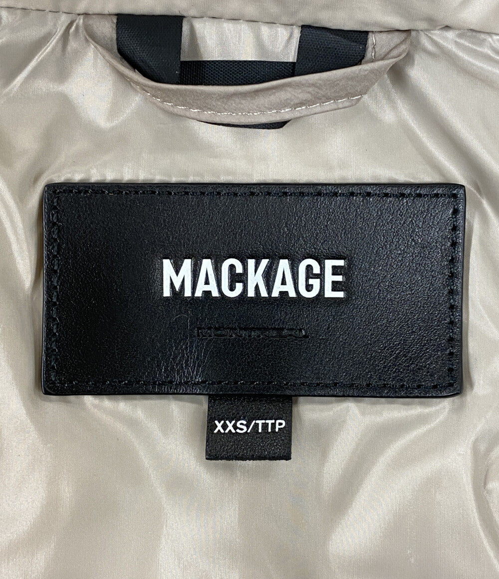 MACKAGE ダウンコート ベージュ 11332215-3A レディース SIZE XXS マッカージュ