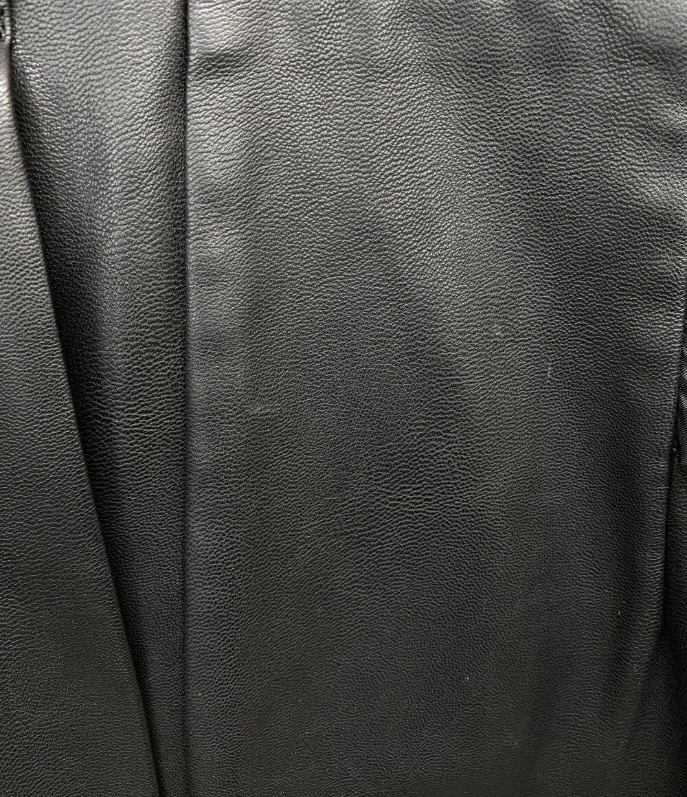 COMME des GARCONS HOMME PLUS フェイクレザー燕尾コート 2024AW PN-J035 メンズ SIZE M コムデギャルソンオムプリュス