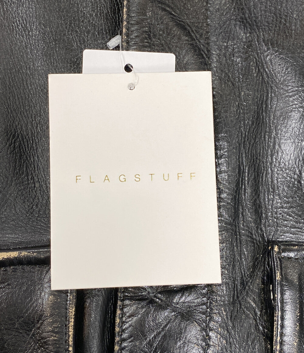 美品 F-LAGSTUF-F フラグスタフ レザージャケット TYPE A-2 DISTRESSED LEATHER JACKET FS1928 メンズ SIZE XL