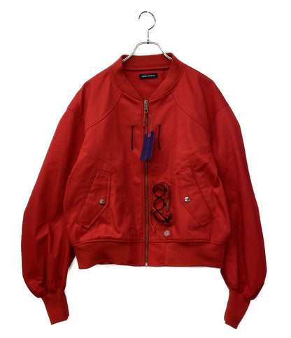 美品 HIROKI TSUZUKI×Dickies ディッキーズ ボンバージャケット BOMBER JACKET レッド メンズ SIZE F ヒロキツヅキ