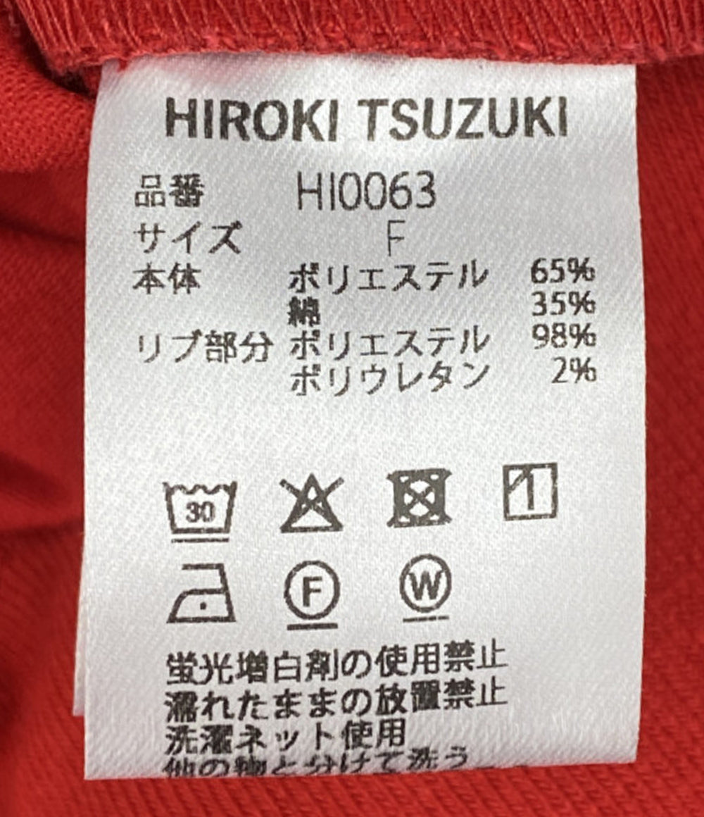 美品 HIROKI TSUZUKI×Dickies ディッキーズ ボンバージャケット BOMBER JACKET レッド メンズ SIZE F ヒロキツヅキ