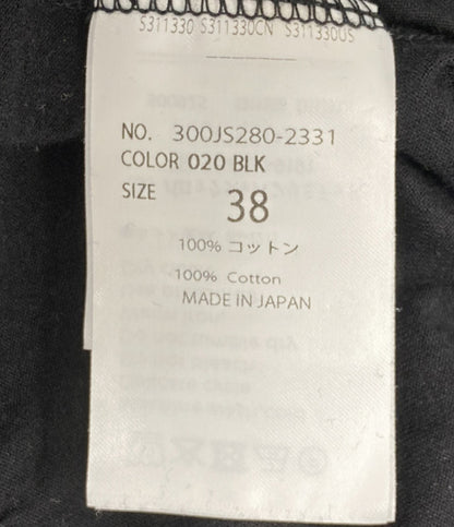 ENFOLD 半袖Tシャツ ALIEN SKIN T-SHIRT ブラック レディース SIZE 38 エンフォルド