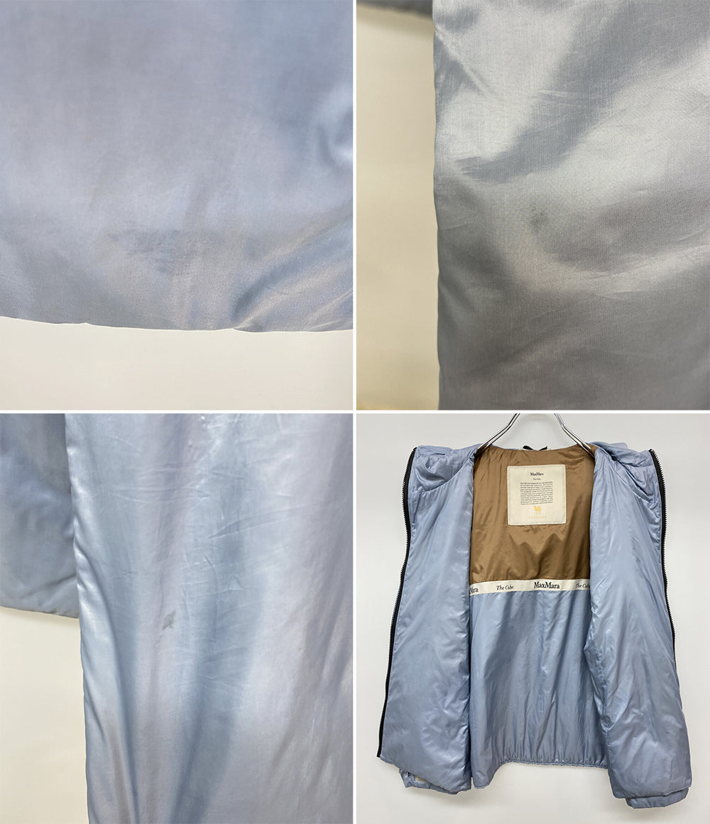 MAX MARA ダウンジャケット The Cube blue レディース SIZE 40 マックスマーラ