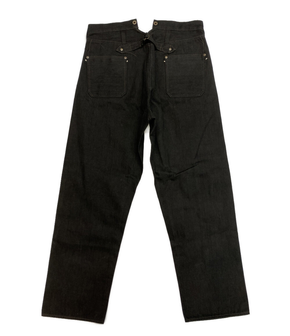 NIGEL CABOURN デニムパンツ RAILMAN DENIM PANTーBLACK DENIM メンズ SIZE 34 ナイジェルケーボン