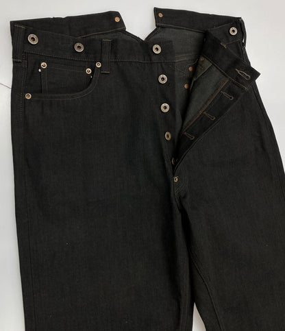 NIGEL CABOURN デニムパンツ RAILMAN DENIM PANTーBLACK DENIM メンズ SIZE 34 ナイジェルケーボン
