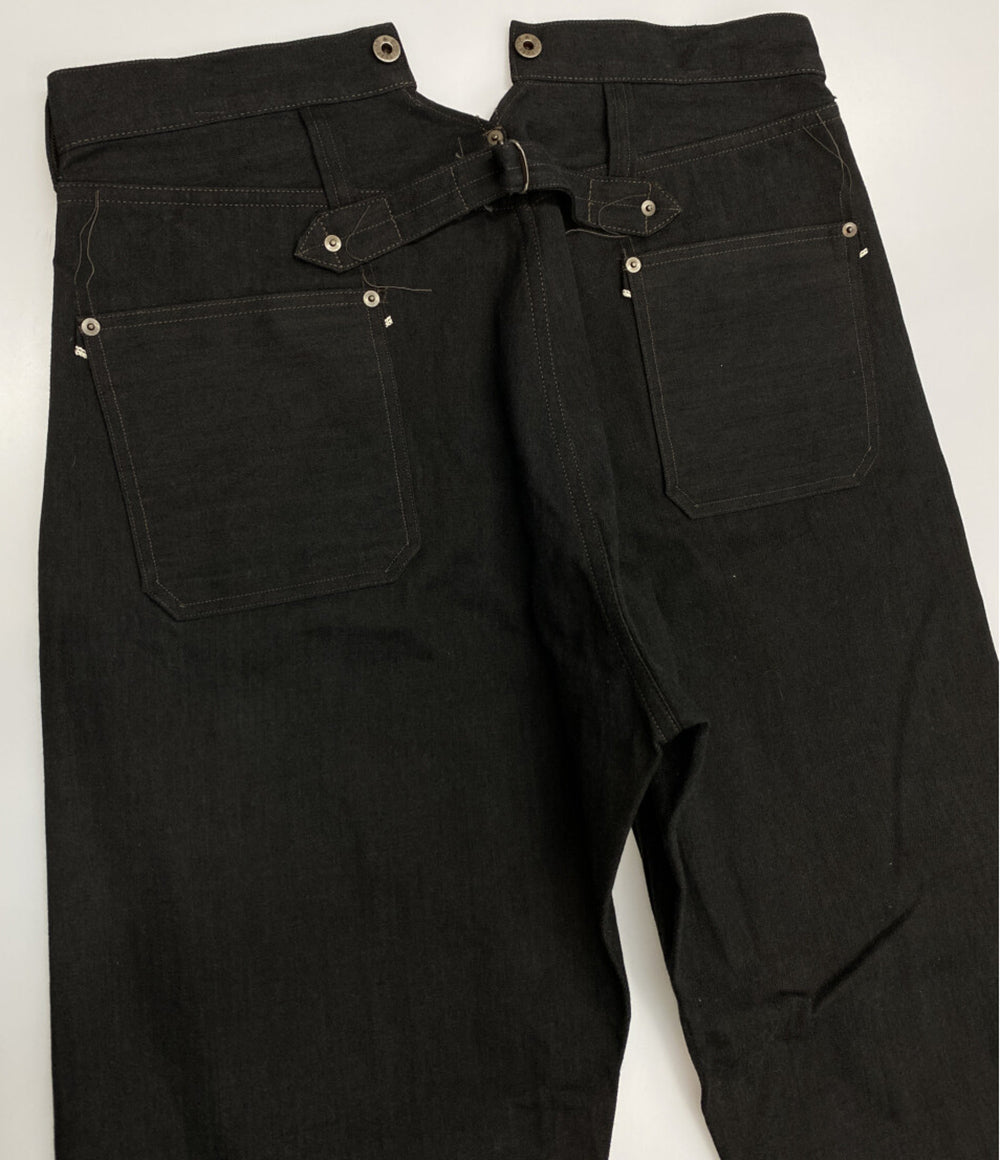 NIGEL CABOURN デニムパンツ RAILMAN DENIM PANTーBLACK DENIM メンズ SIZE 34 ナイジェルケーボン
