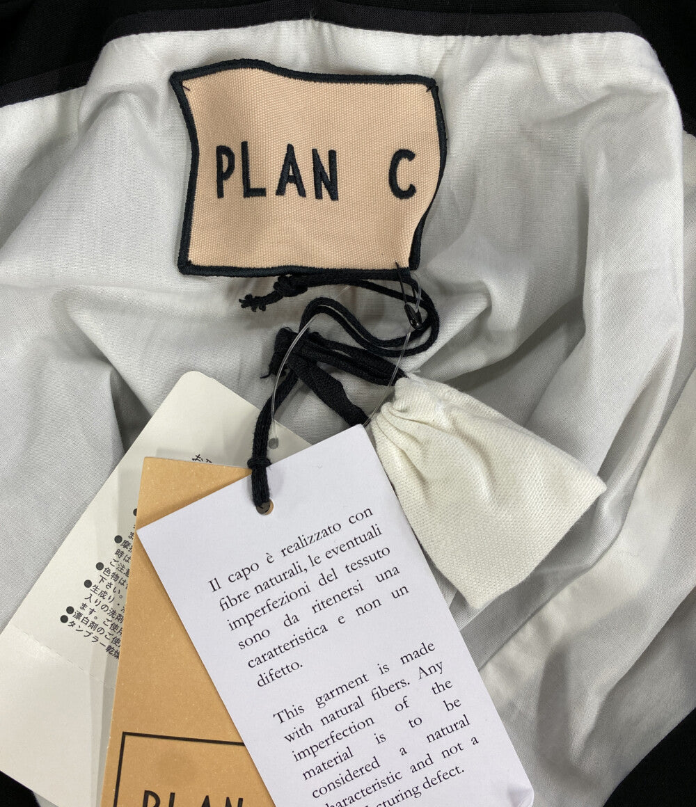 PLAN C コットンクレープミニドレス 41.ABCAF15NFZTC109 レディース SIZE 36 プラン シー