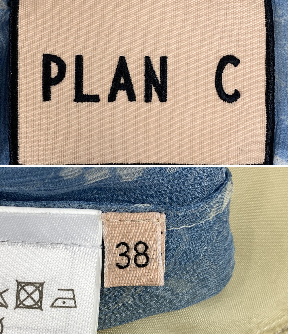 PLAN C シルクスリップドレス ABCAF08NFZTS016 レディース SIZE 38 プラン シー